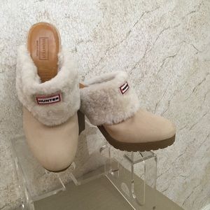 Hunter leather Clogs